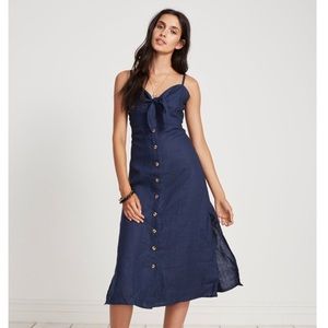 Faithfull the brand Charlotte midi linen dress